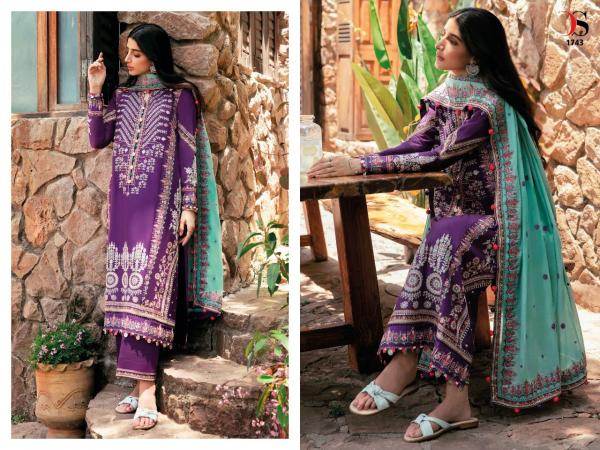 Deepsy Zaha Luxury Lawn  Cotton Embroidery Designer Pakistani Suits Collection